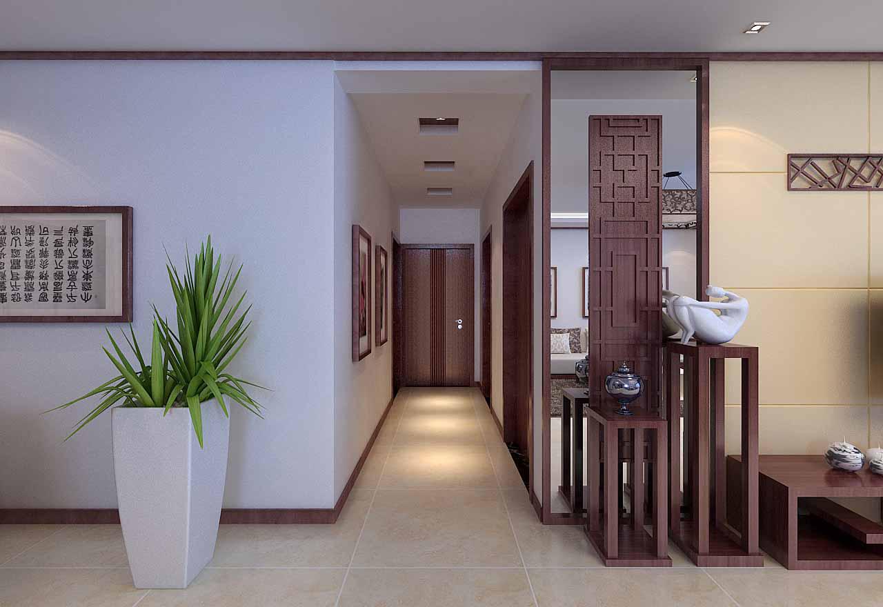 交通大學(xué)家屬樓140平米新中式風(fēng)格設(shè)計(jì)方案