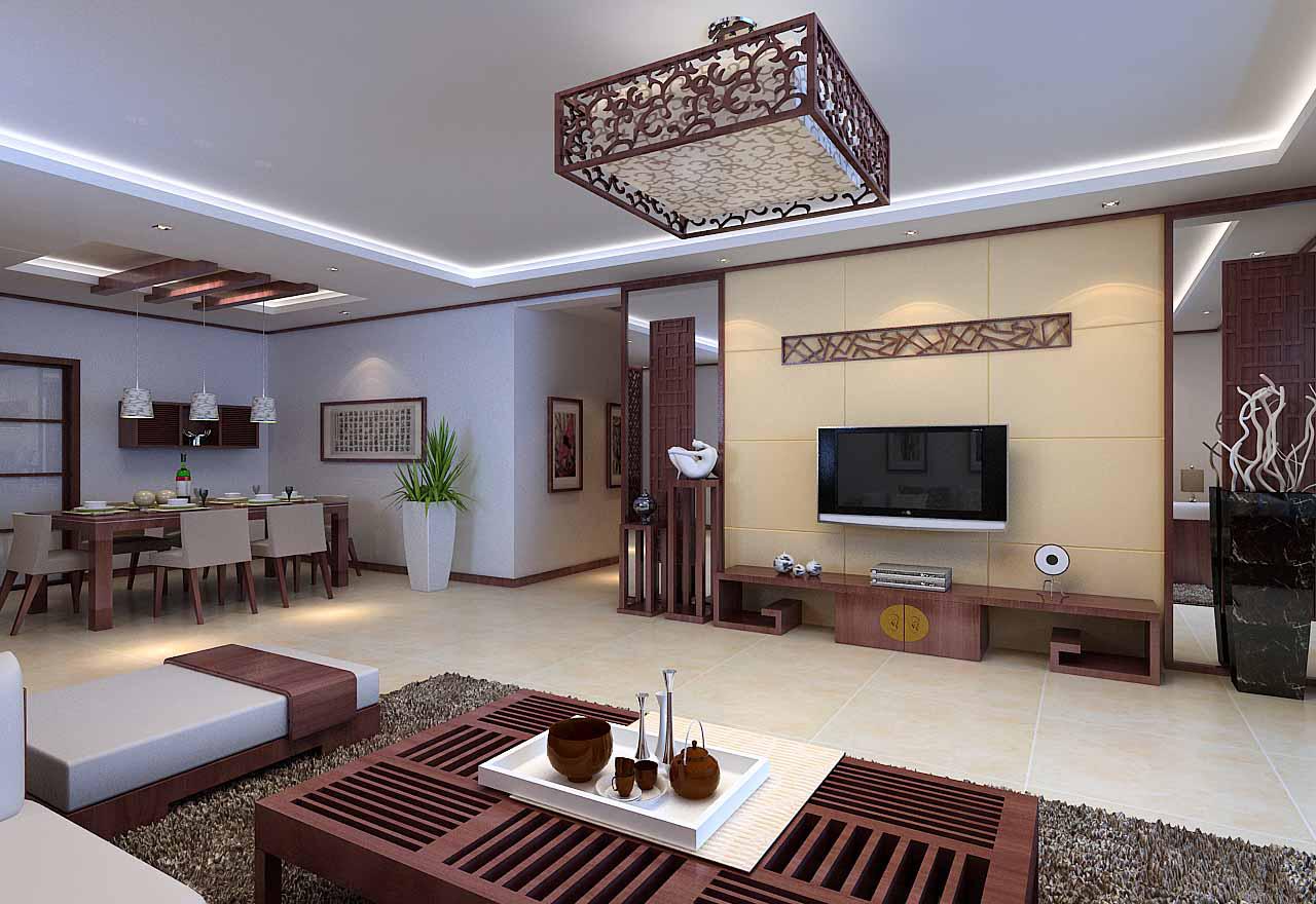 交通大學(xué)家屬樓140平米新中式風(fēng)格設(shè)計(jì)方案