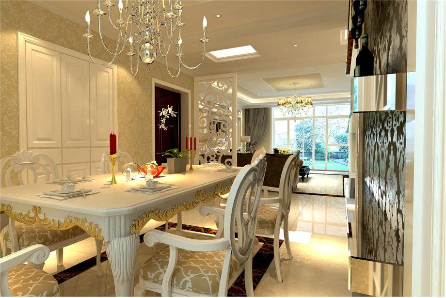 鉑悅小區(qū)129.69平米歐式設(shè)計方案