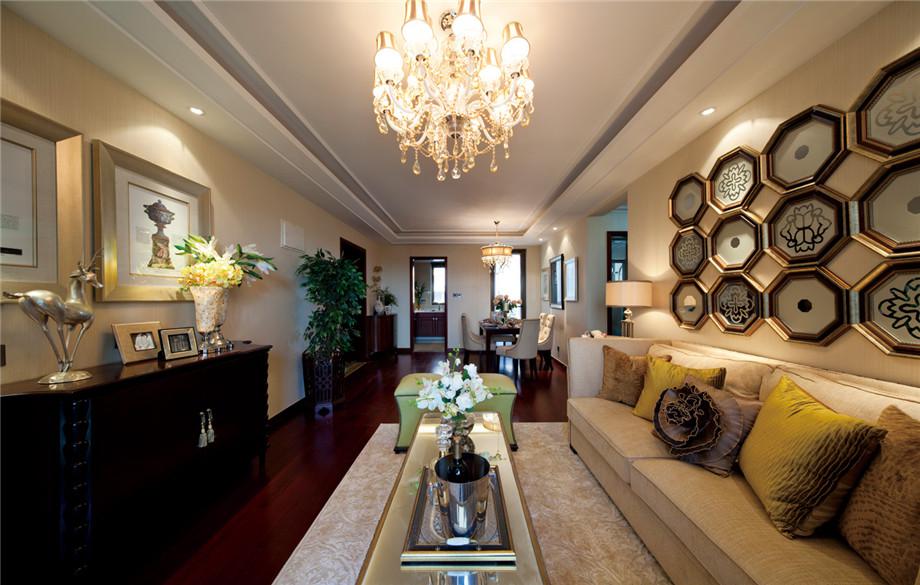 保利拉菲160平歐式風(fēng)格設(shè)計(jì)方案