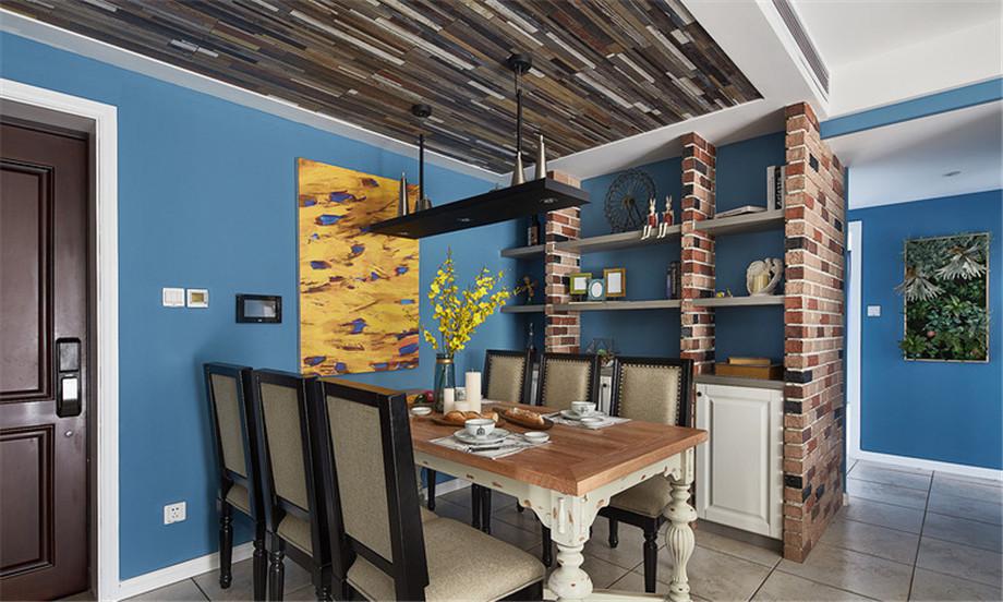 紫薇田園都市小區(qū)137平米混搭設(shè)計方案