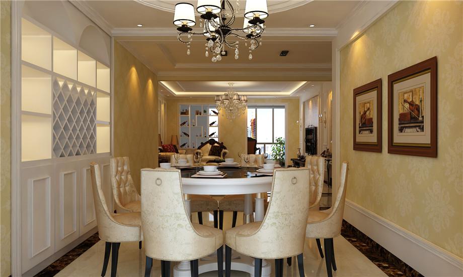 山海文園160平歐式風(fēng)格設(shè)計方案