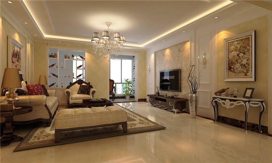 山海文園160平歐式風(fēng)格設(shè)計方案