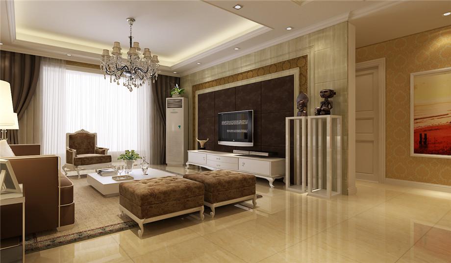 首創(chuàng)國(guó)際135平歐式風(fēng)格設(shè)計(jì)方案