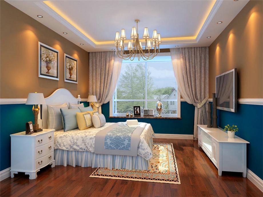 綠地城90平美式風(fēng)格設(shè)計(jì)方案