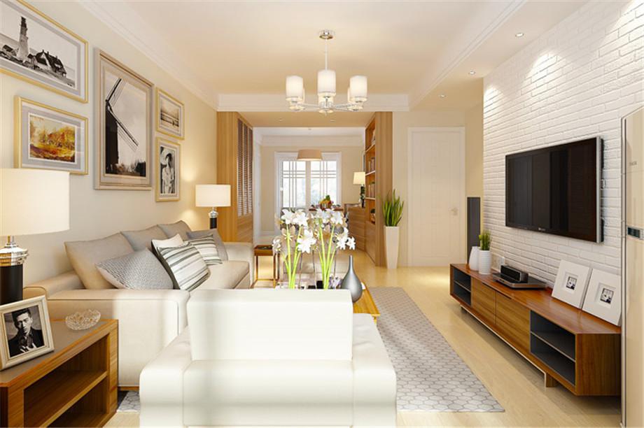 東方世紀城90平現(xiàn)代簡約風格設計方案