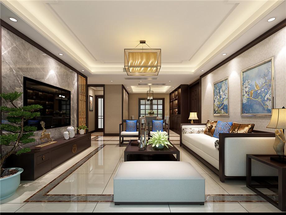 曲江觀邸180平新中式風(fēng)格設(shè)計方案