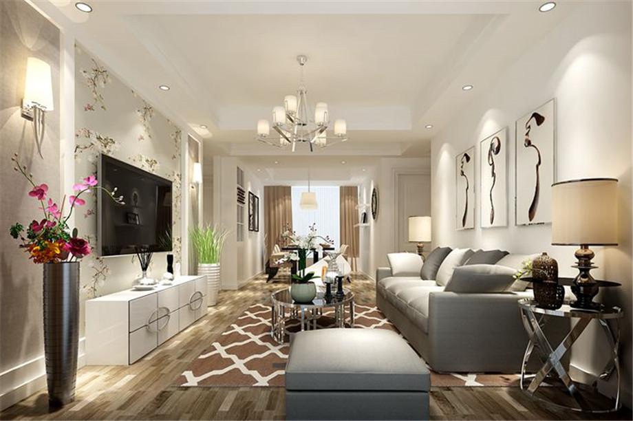 朱雀佳苑95平現(xiàn)代簡(jiǎn)約風(fēng)格設(shè)計(jì)方案