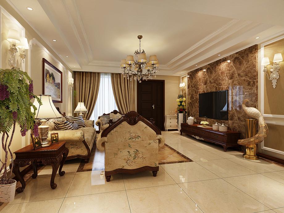 華橋城180平米美式風(fēng)格