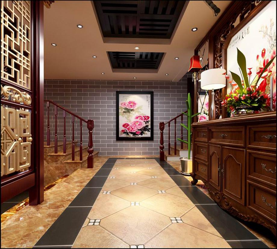 曲江南苑300平米中式設(shè)計(jì)方案