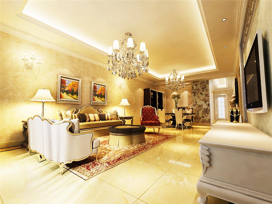 金輝·悅府140平歐式風(fēng)格設(shè)計方案