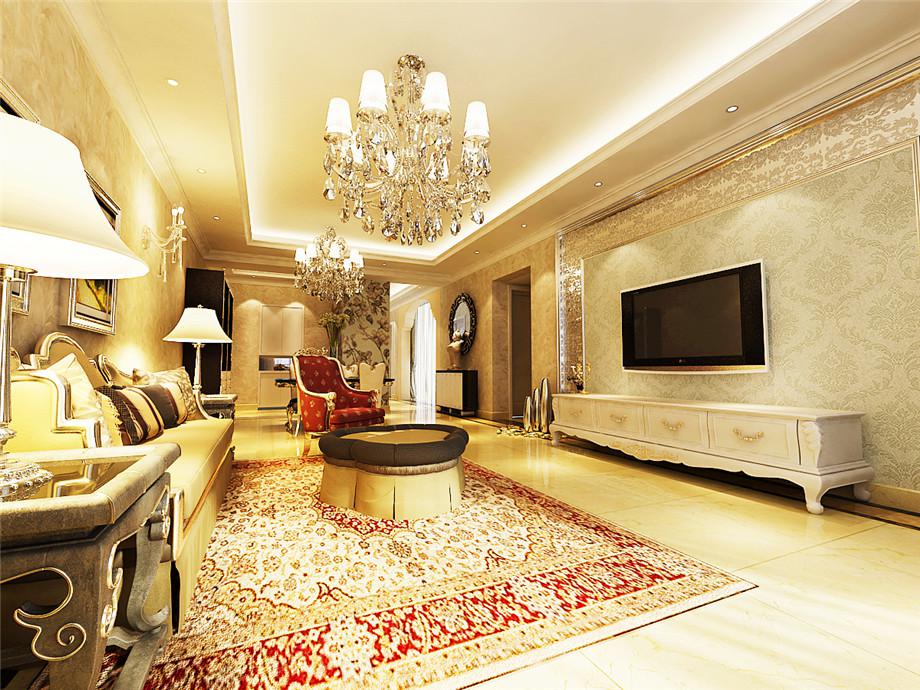 金輝·悅府140平歐式風(fēng)格設(shè)計方案