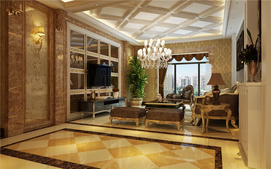 振業(yè)泊公館160平歐式風(fēng)格設(shè)計(jì)方案