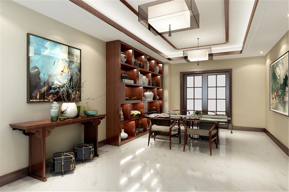 海倫國(guó)際140平新中式風(fēng)格設(shè)計(jì)方案