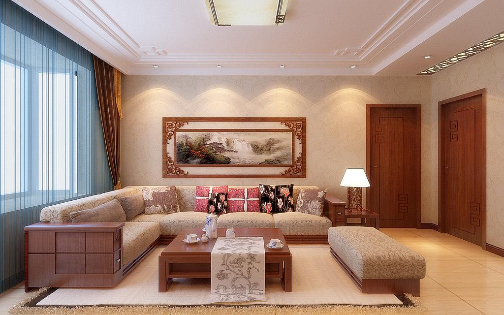 航都綠洲128平米6萬現(xiàn)代新中式