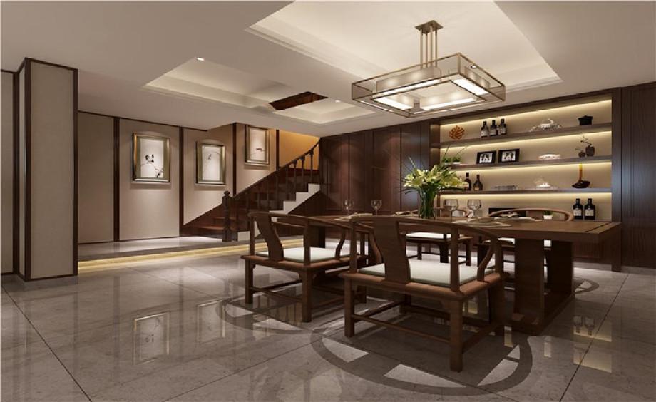 金地芙蓉世家300平米中式設(shè)計(jì)方案