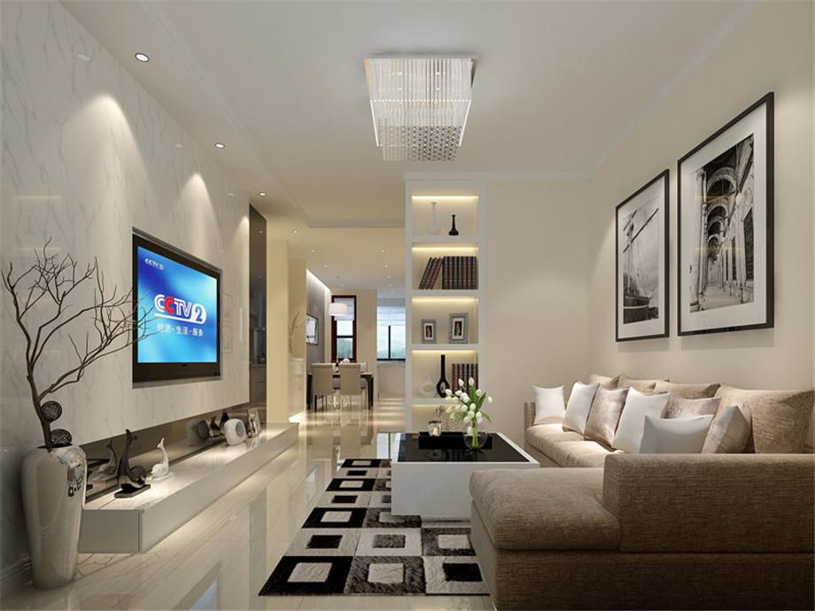 朱雀佳苑85平現(xiàn)代簡約風格設計方案