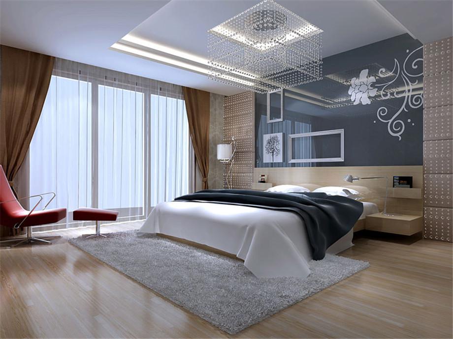 朱雀佳苑85平現(xiàn)代簡約風格設計方案