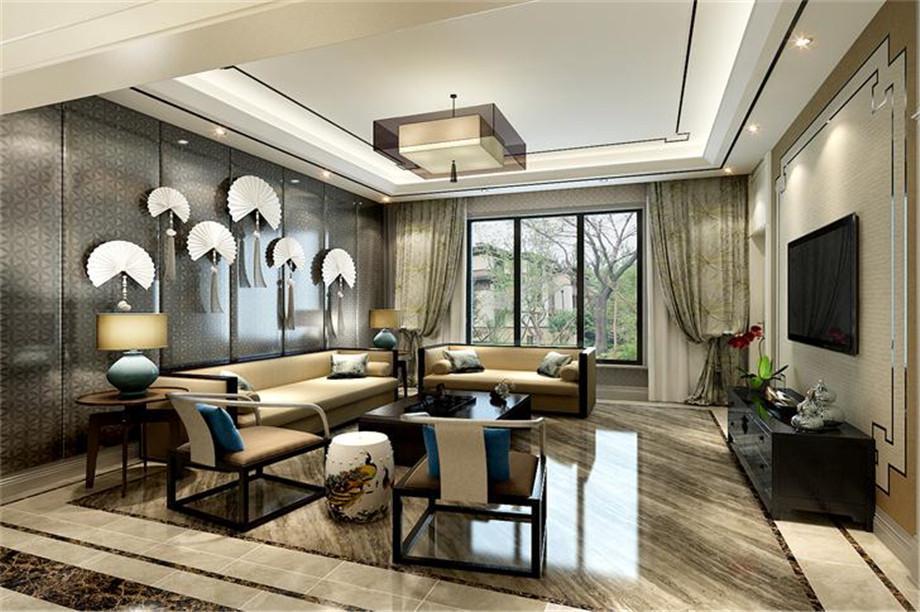 中?！ら_(kāi)元壹號(hào)180平新中式風(fēng)格設(shè)計(jì)方案