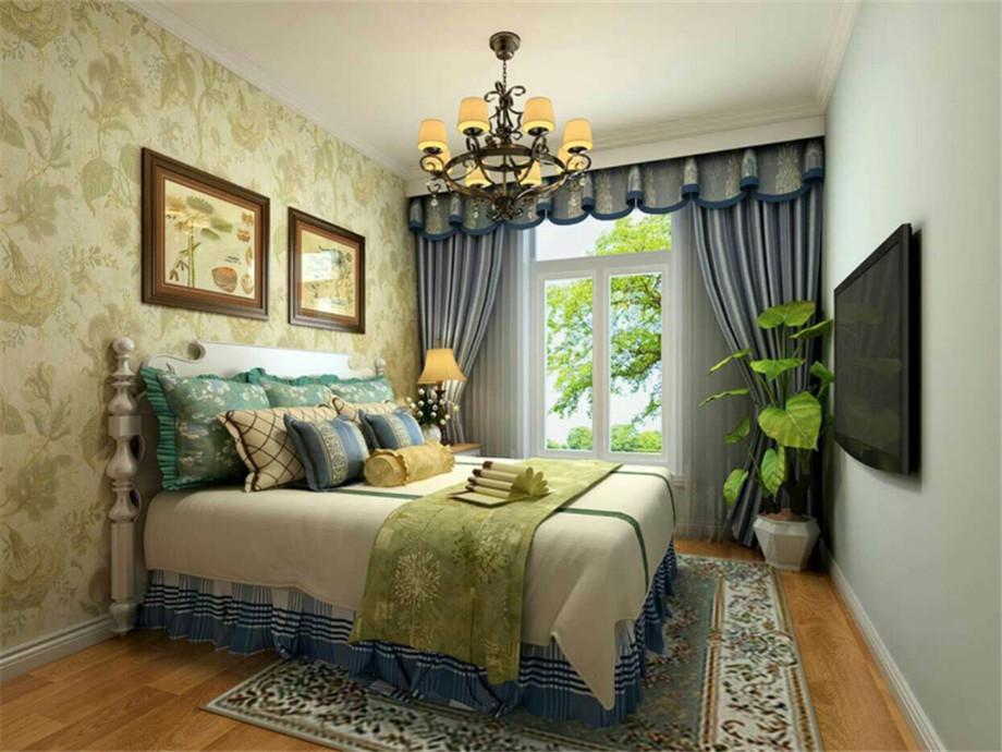 中國(guó)鐵建國(guó)際城90平田園風(fēng)格設(shè)計(jì)方案