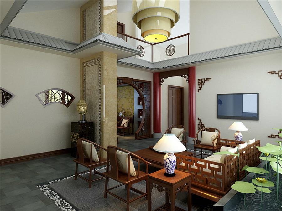 九錦臺202平新中式風格設計方案