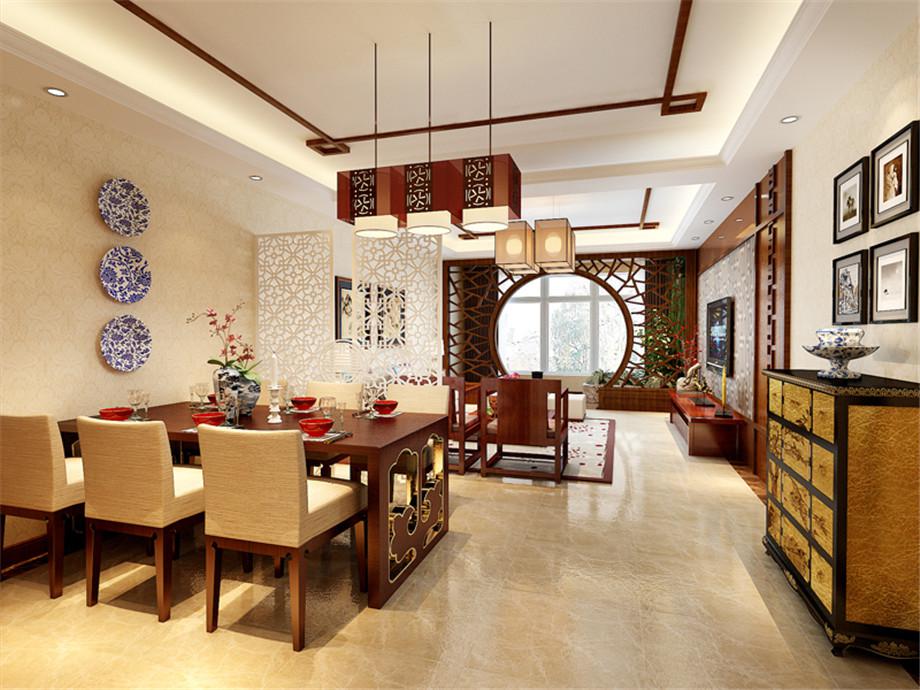 金地湖城大境110平新中式風(fēng)格設(shè)計(jì)方案