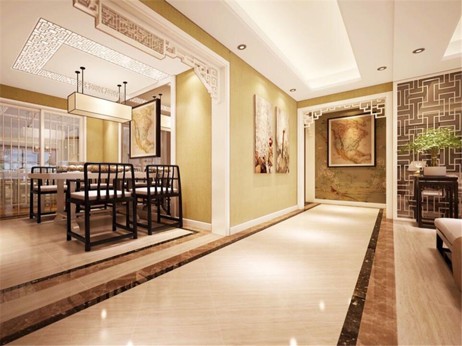 金泰·新理城130平新中式風格設(shè)計方案