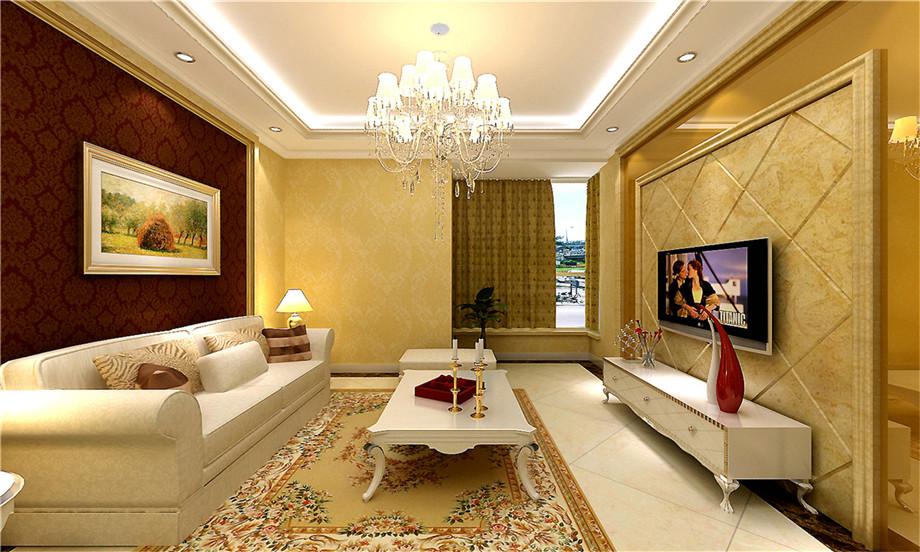 學(xué)府首座103平簡歐風(fēng)格設(shè)計(jì)方案