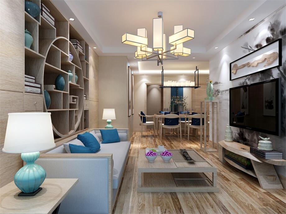  東方世紀(jì)城115平新中式風(fēng)格設(shè)計(jì)方案