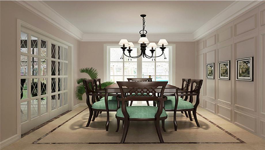 金輝世界城135平美式風格設(shè)計方案