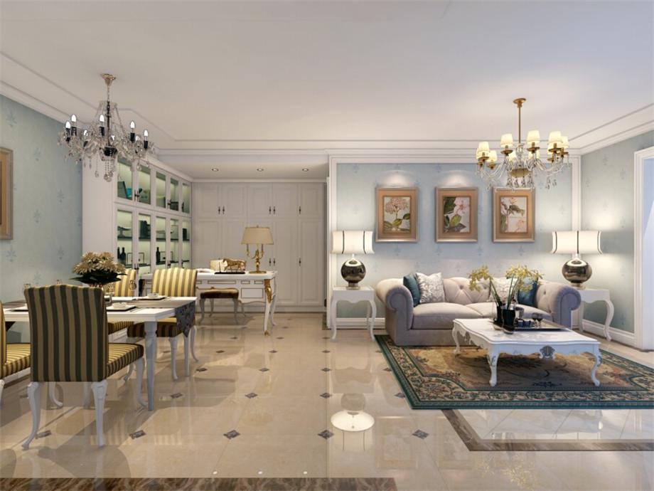 金泰·新理城110平美式風(fēng)格設(shè)計(jì)方案