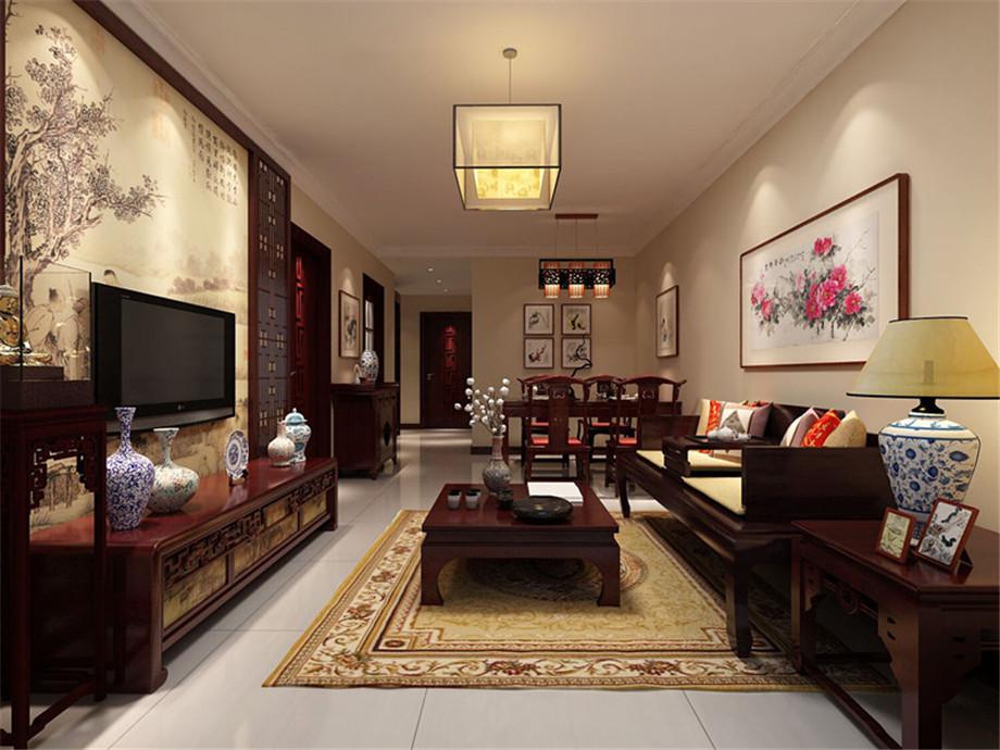 金輝·悅府80平新中式風格設計方案