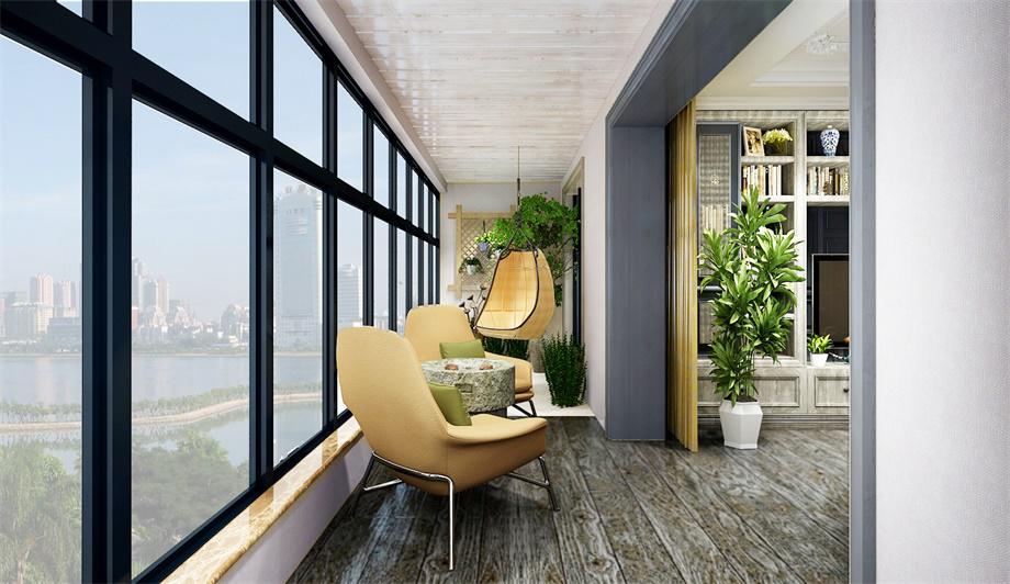 湖城大境114平歐式風(fēng)格設(shè)計(jì)方案