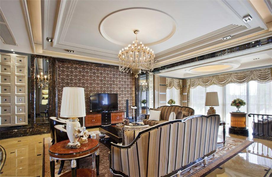 首創(chuàng)國(guó)際135平歐式風(fēng)格設(shè)計(jì)方案