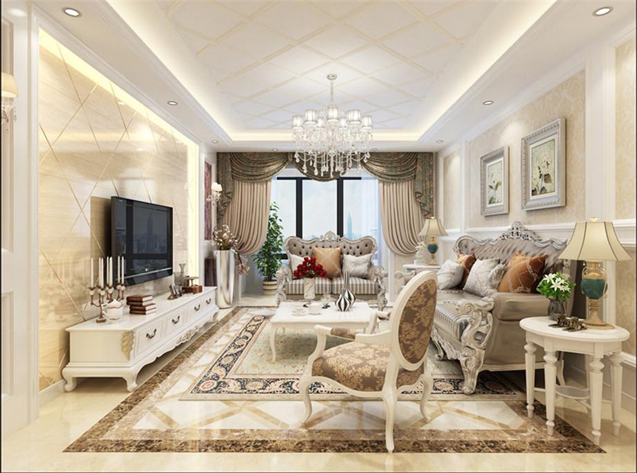 興盛園125平歐式風格設計方案