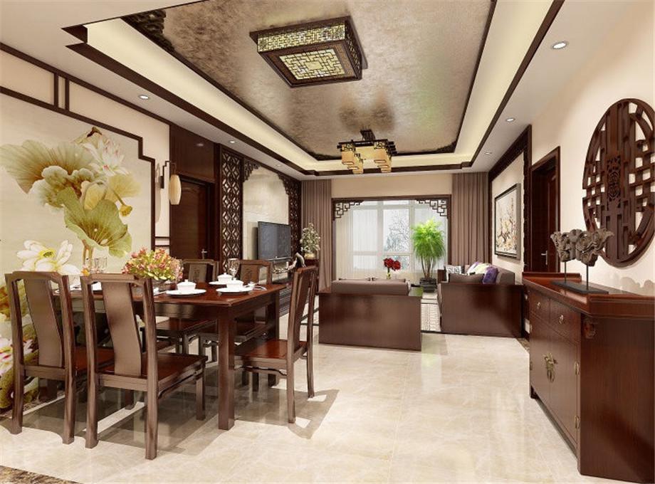 曲江金水灣130平新中式風(fēng)格設(shè)計(jì)方案