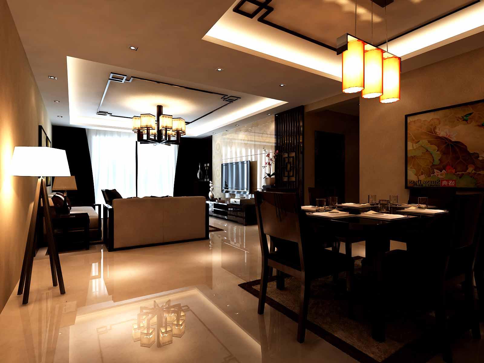 政治學(xué)院140平米新中式風(fēng)格設(shè)計(jì)方案