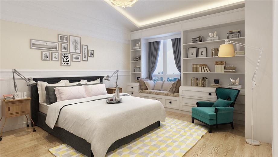 曲江金水灣130平簡約風格設計方案