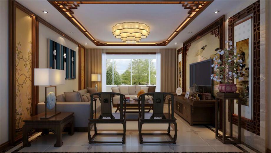 首創(chuàng)國際135平新中式風(fēng)格設(shè)計方案