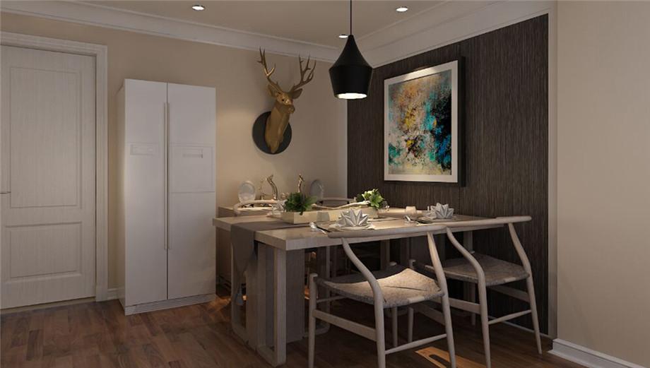 萬象春天小區(qū)140平美式風(fēng)格設(shè)計(jì)方案