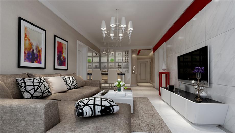 山海文園80平簡(jiǎn)約風(fēng)格設(shè)計(jì)方案