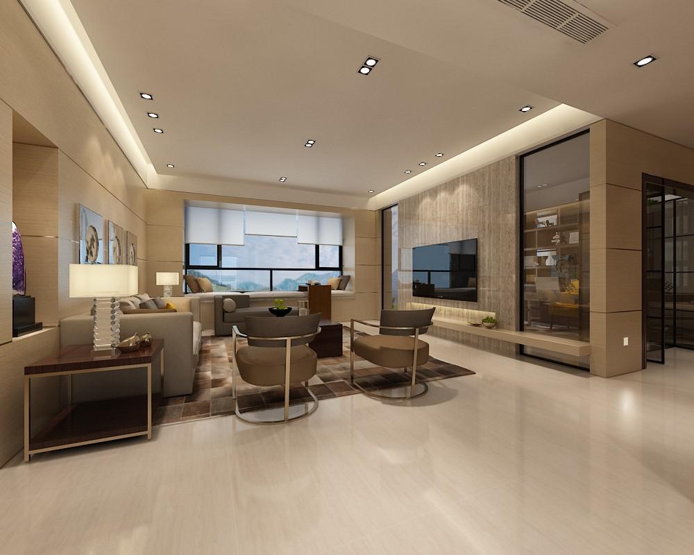 鳳凰池170平米現(xiàn)代簡(jiǎn)約設(shè)計(jì)方案