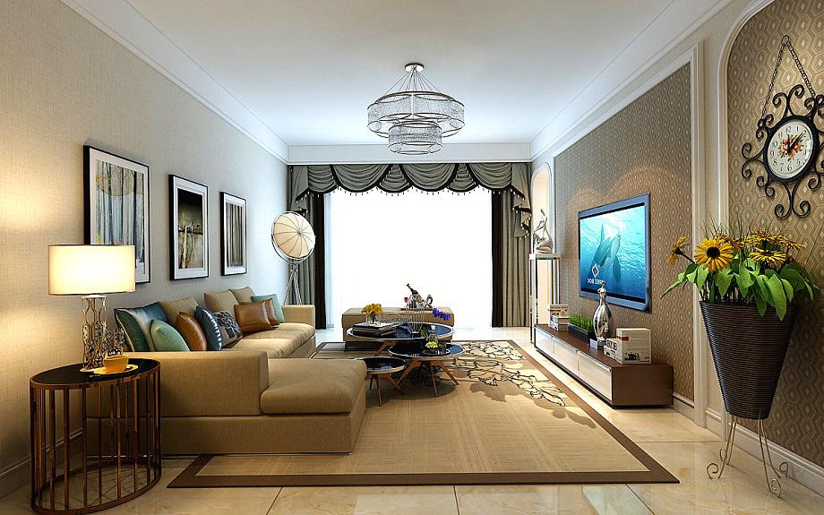 金輝悅府100平米現(xiàn)代簡約風(fēng)格