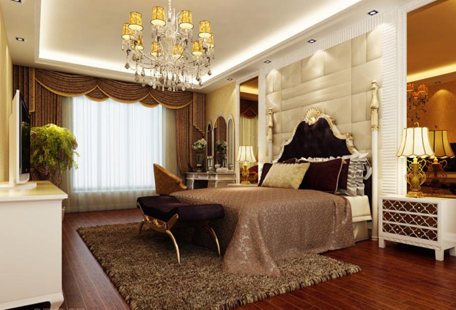 金輝悅府124平簡(jiǎn)歐風(fēng)格設(shè)計(jì)方案