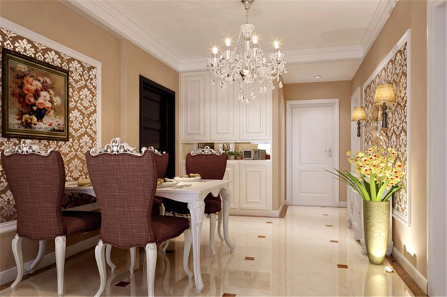 暖山西安128平歐式風(fēng)格設(shè)計(jì)方案