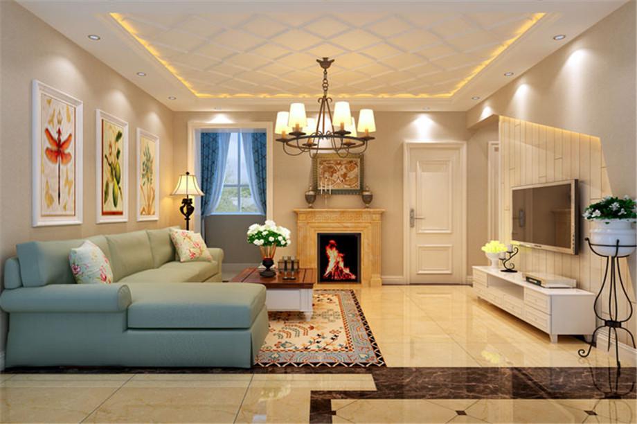 華清學府城90平美式風格設計方案