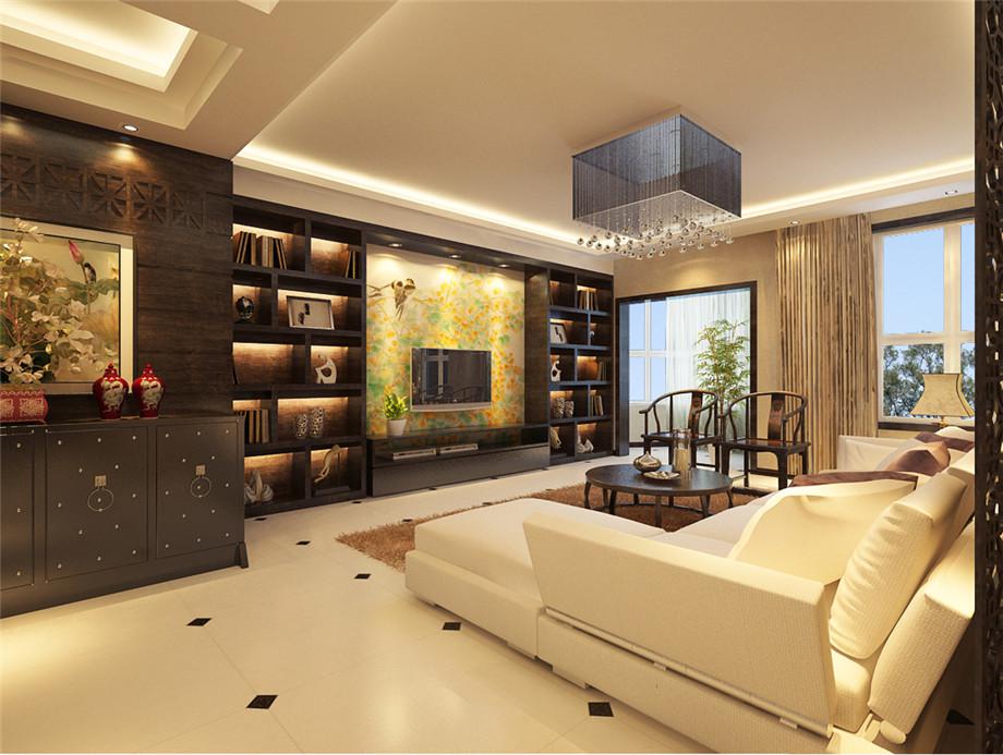 政治學院150平新中式風格設(shè)計方案