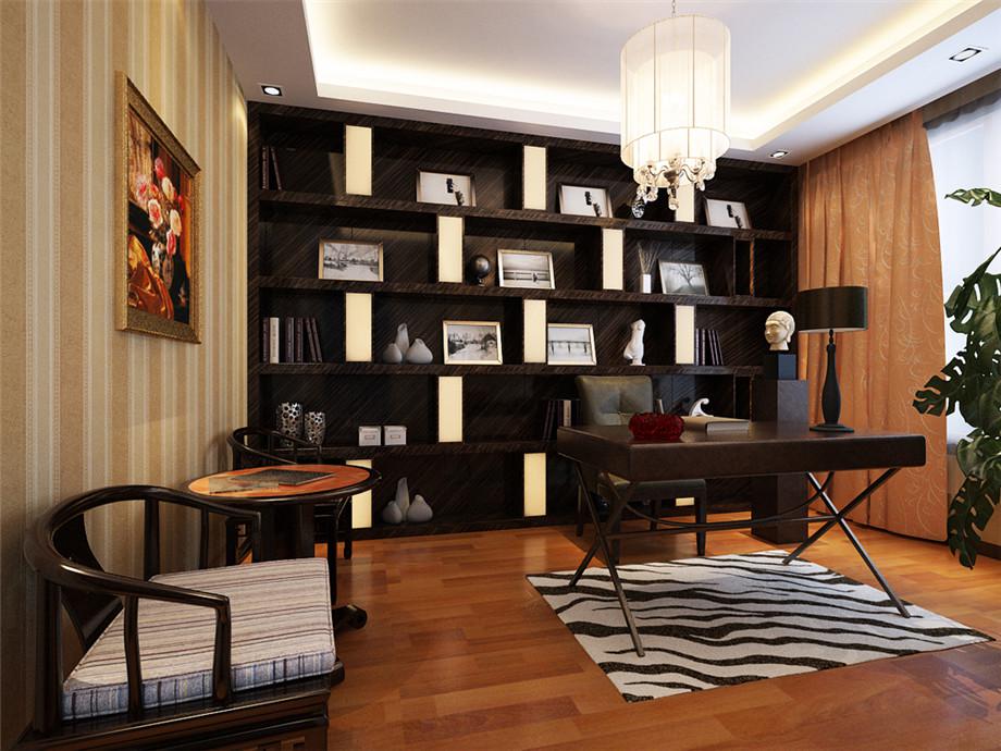 政治學院150平新中式風格設(shè)計方案