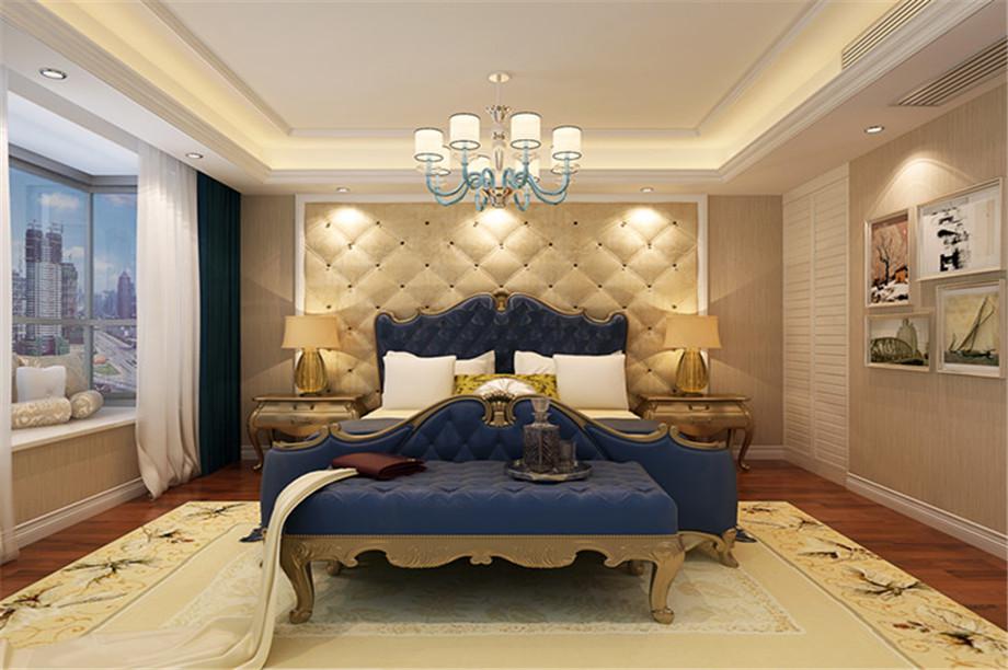 西岸國際花園160平歐式風(fēng)格設(shè)計方案