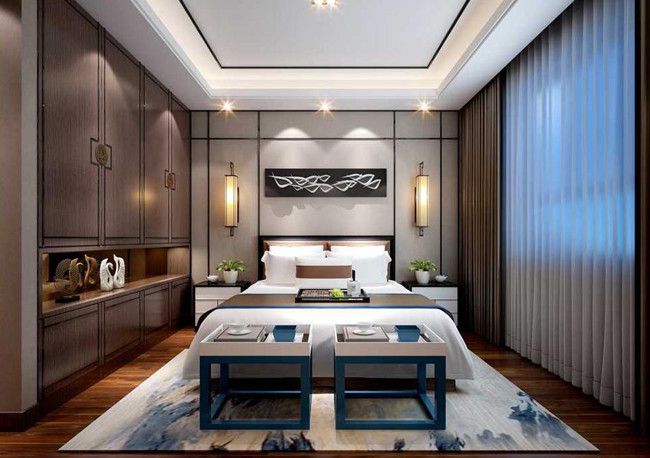 中建國熙臺—200平方米—新中式風格